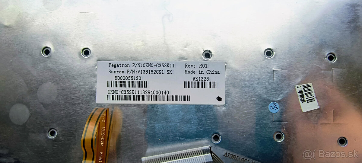 Klávesnica Toshiba V138162CK1 SK / Podsvietená - 3