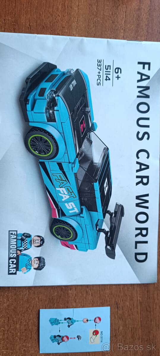 Predám stavebnicu Pretekárske auto 5114 - 3