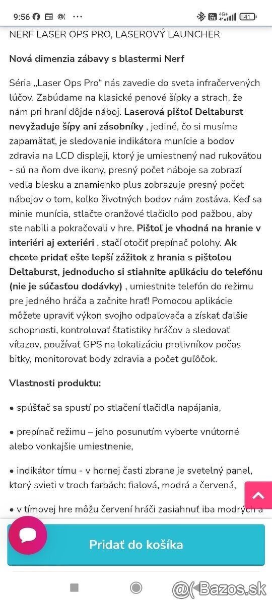 Detská zbraň - Nerf Laser ops Pro, Laser Launcher - 3