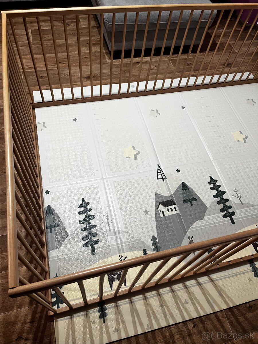 drevená detská ohrádka 200x140 - 3