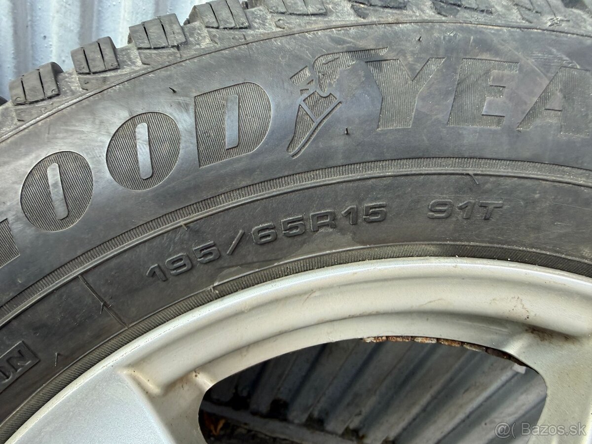 15" Elektrony 5x112 so zimnymi pneu 195/65 R15 - 3