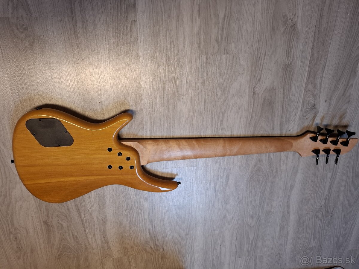 7 strunová bezpražcová bassgitara - 3