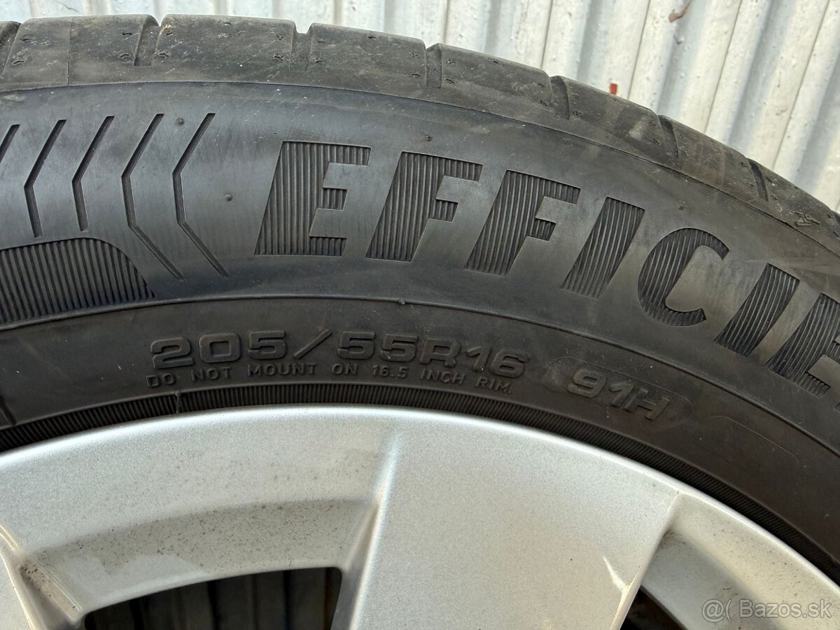 16" Elektrony SKODA 5x100 s pneumatikami 205/55 R16 - 3