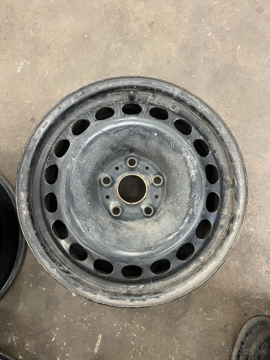 Plechove disky 5x112 r16 57.1mm VW - 3