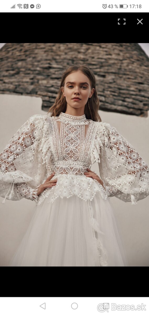 Luxusné folklórne svadobné šaty - 3