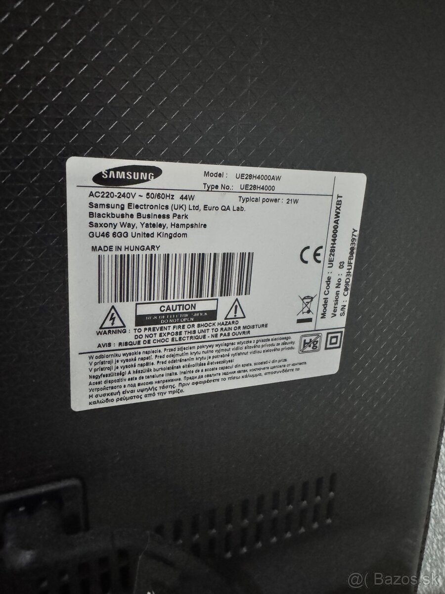 Predám Samsung TV, uhlopriečka 70 cm - 3