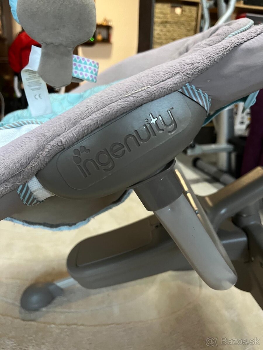 Elektrická hojdačka pre bábätka s kolotočom - 3