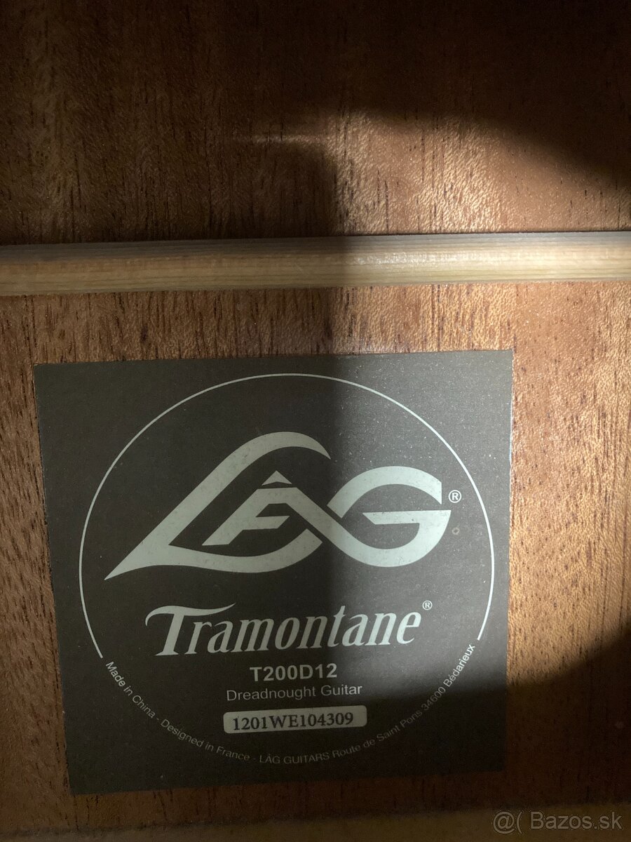 Gitara Tramontane T200 D 12 - lacno - 3