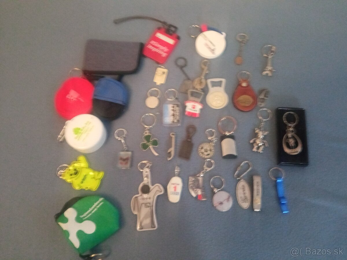Prívesky na kľúče + visačky s karabinkou - 3