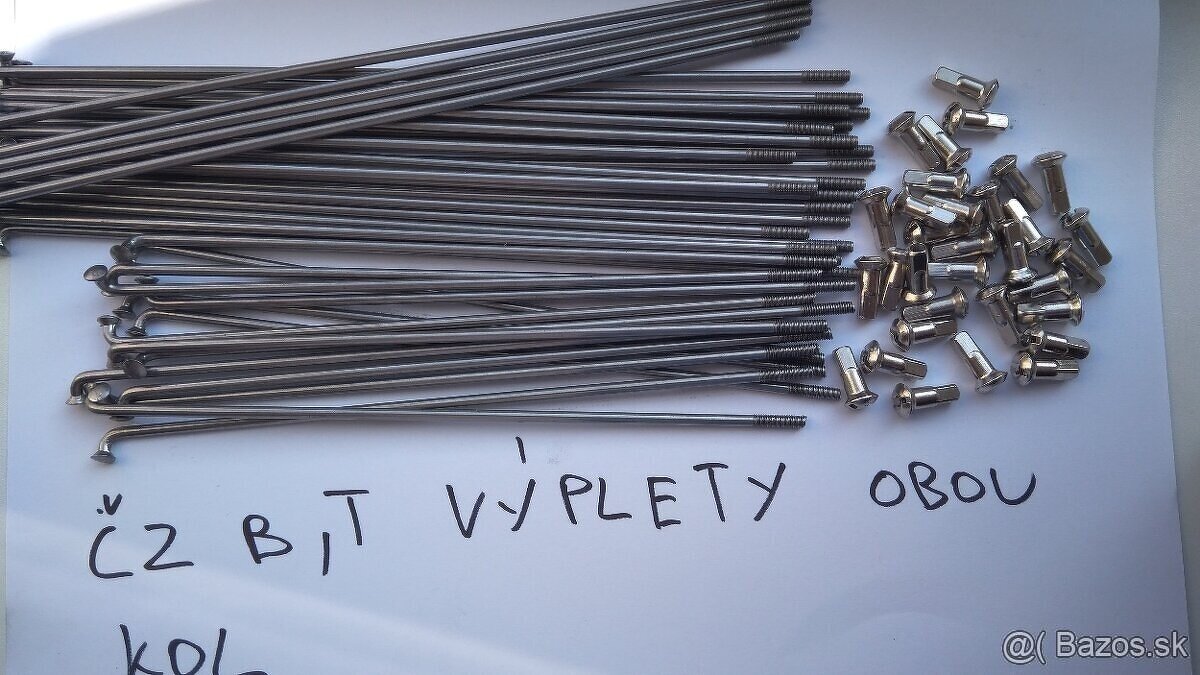 Jawa ČZ, Stadion, Manet atd, české nerezové výplety kola - 3