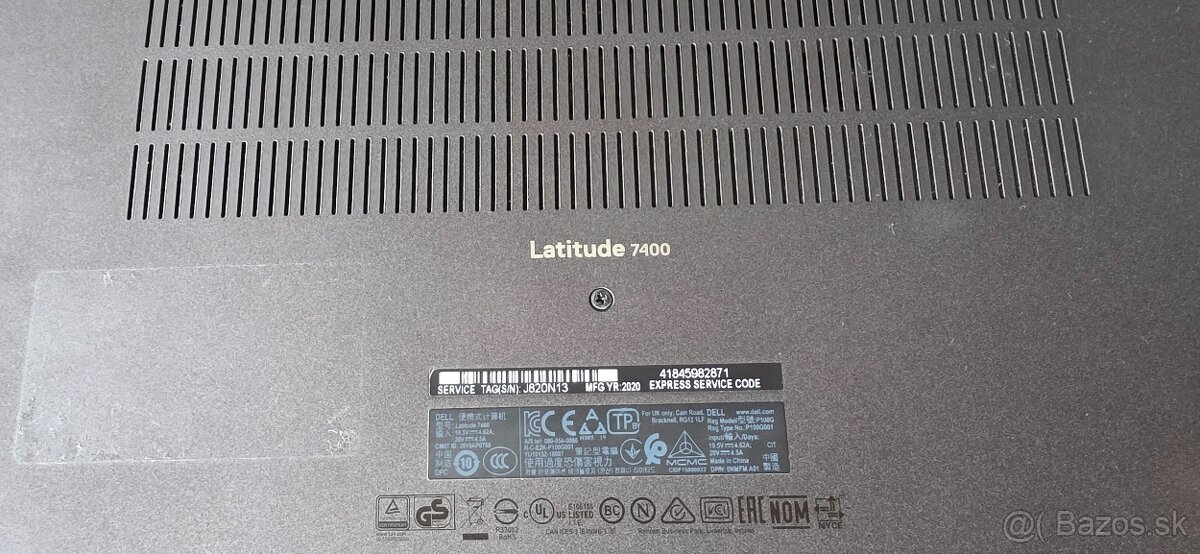 Predam notebook Dell latitude 7400 - 3