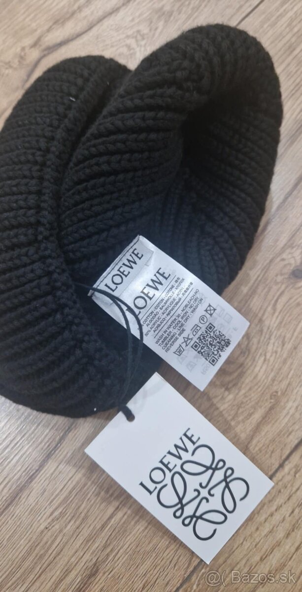 Nova čiapka LOEWE UNISEX čierna k odberu - 3