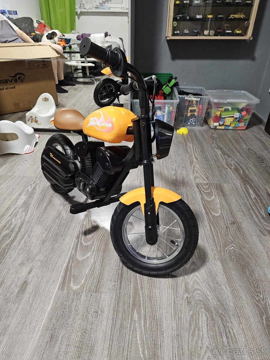 Elektrická motorka pre deti (vintage štýl) - 3