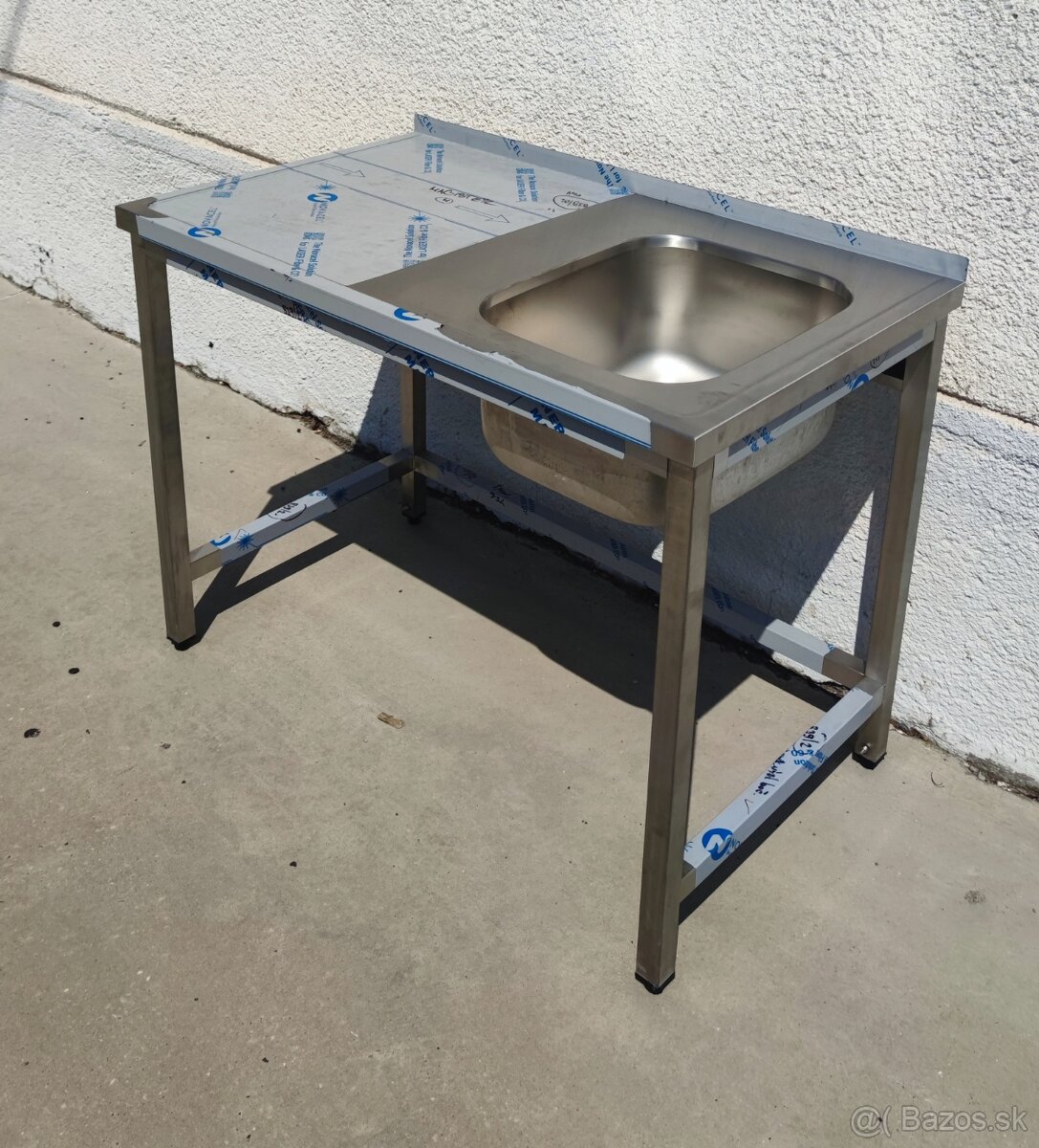 Umývacie stoly, nerezové gastro stoly s drezom - 3
