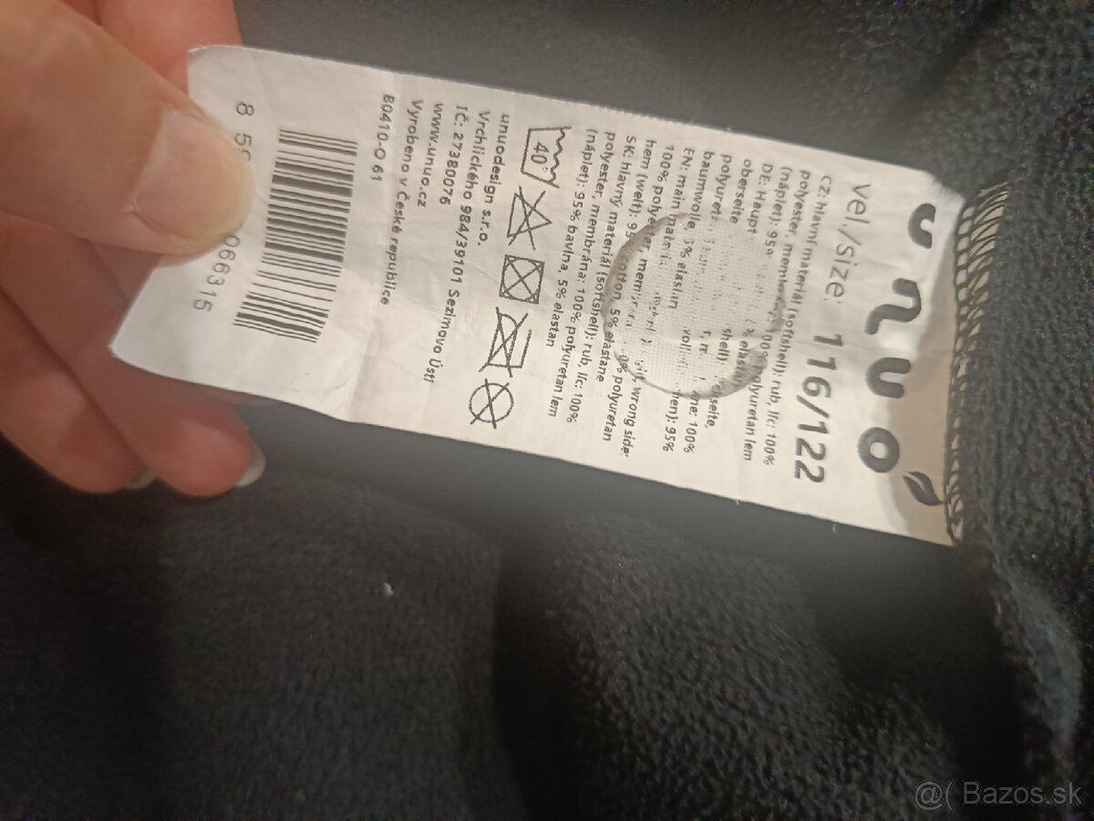 Softshellová nepremokavá bunda s vnútorným fleecom - 3