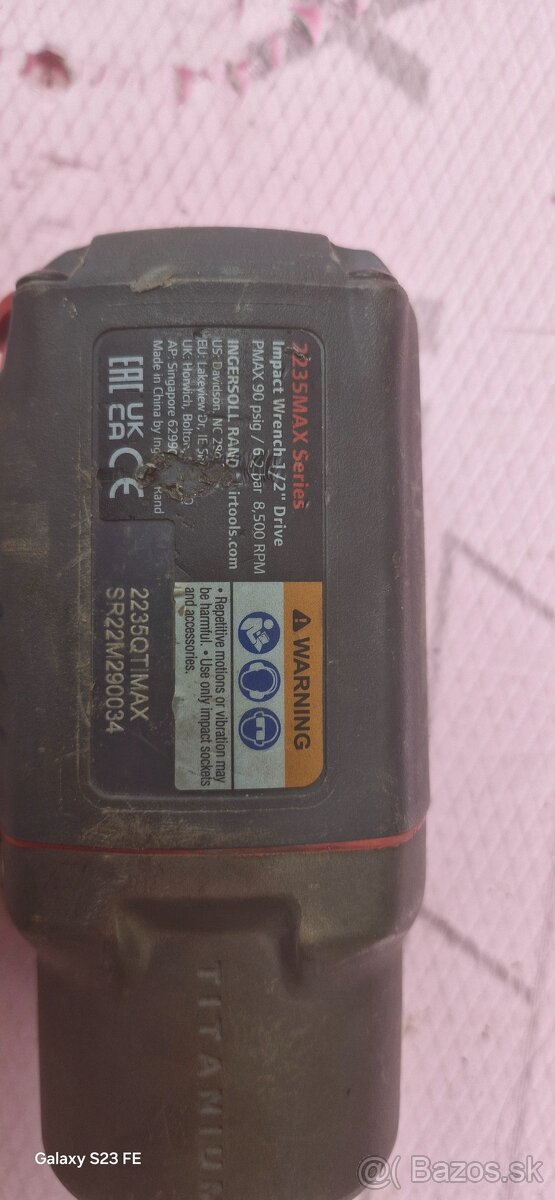 Pneumatický rázový uťahovák - 3