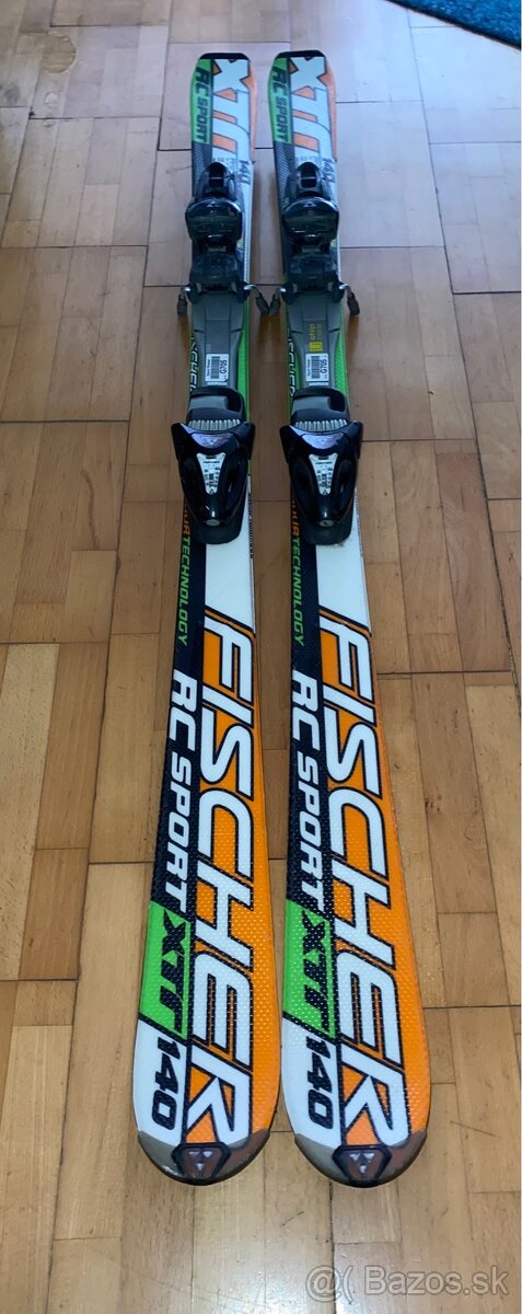 Lyže Fischer RC Sport XTR 140 s viazaním – výborný stav - 3