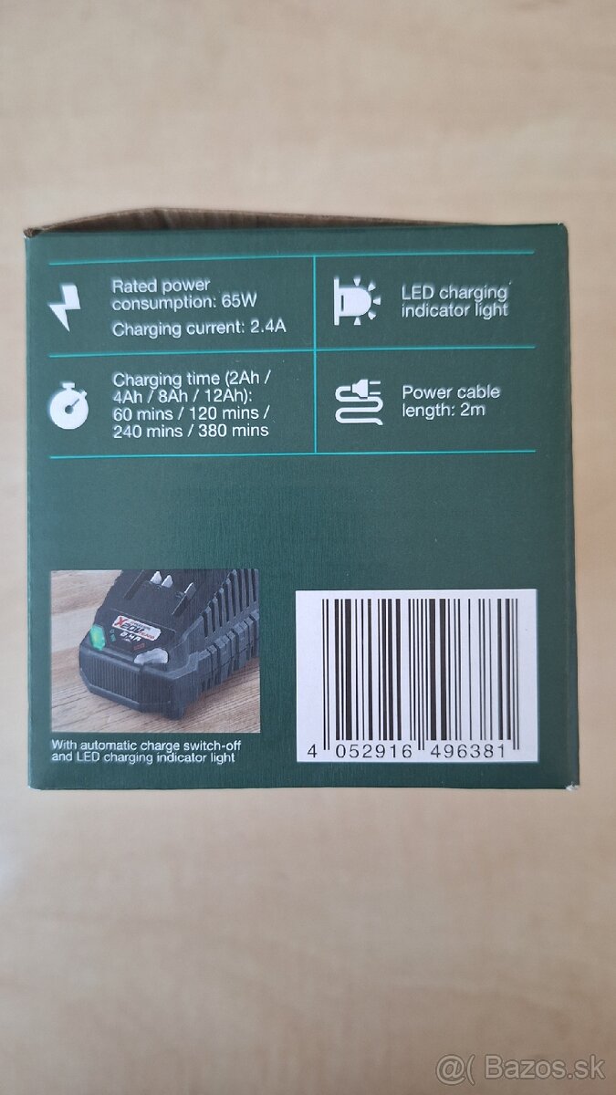 Parkside nabíjačka 2,4A - 3