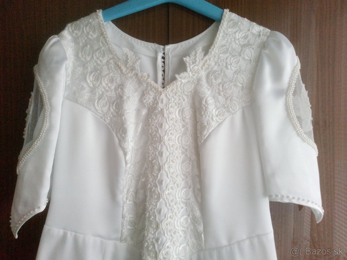 Svadobné šaty s perličkami - 3