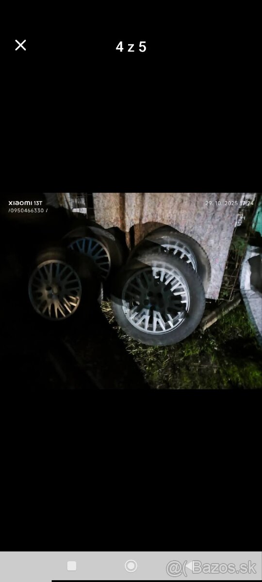 Predám 4ks elektrony SPIDER 5X100 206/55R16 - 3