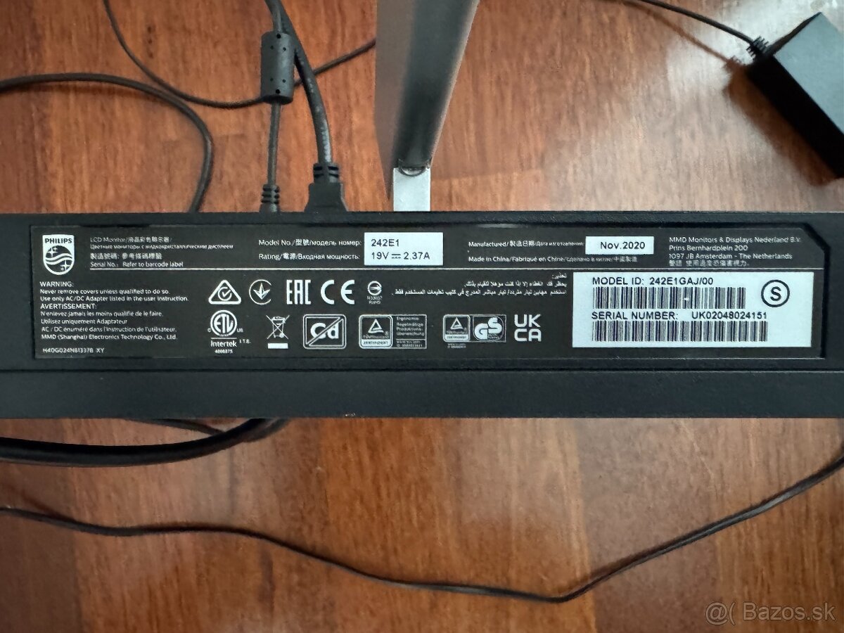 🖥️ Philips 242E1 – 24" IPS monitor - 3