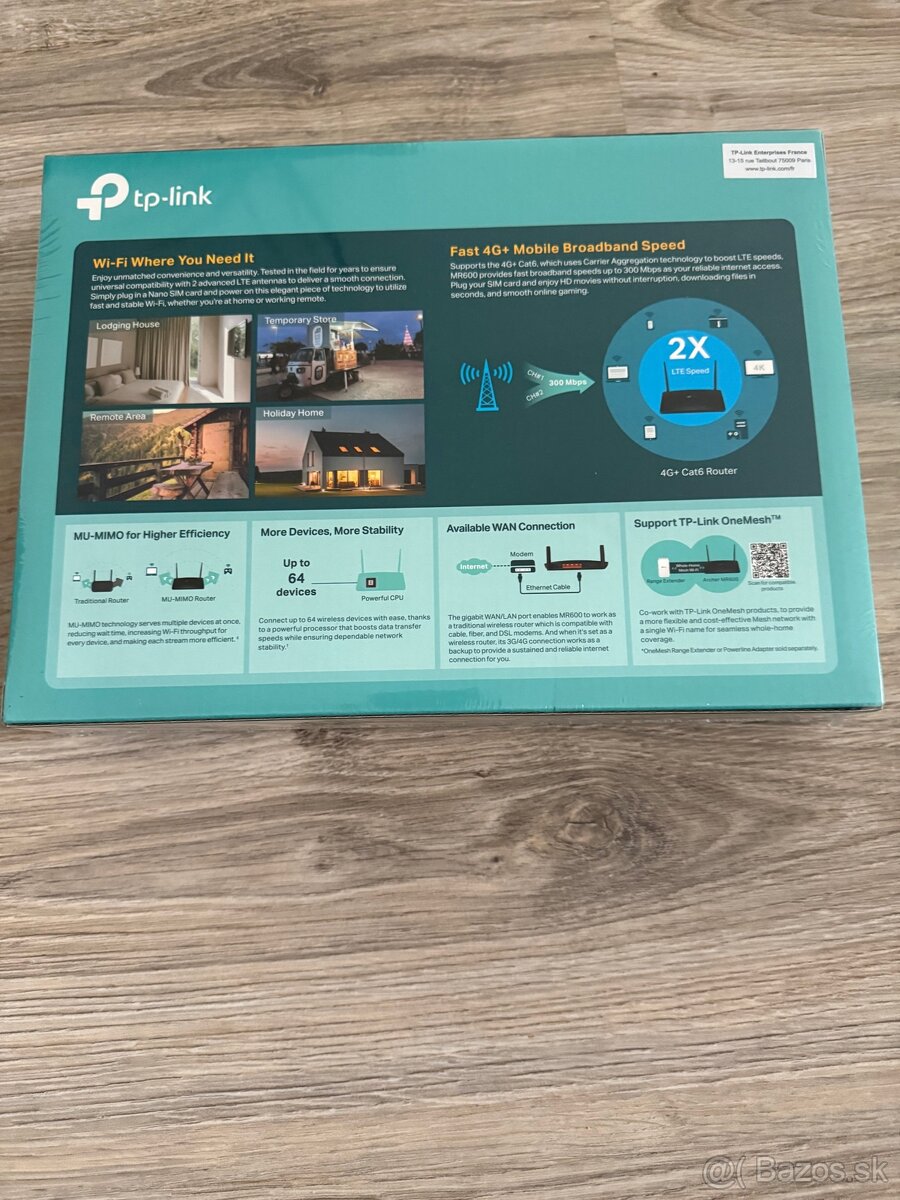 TP-Link Archer MR600 Router 4G+ LTE na SIM kartu - 3