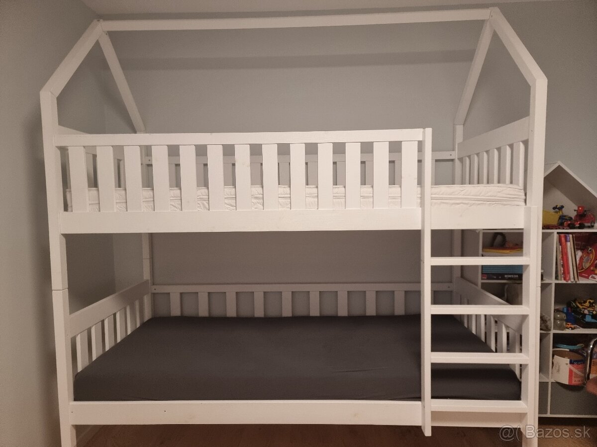 Poschodová posteľ domček montessori - 3