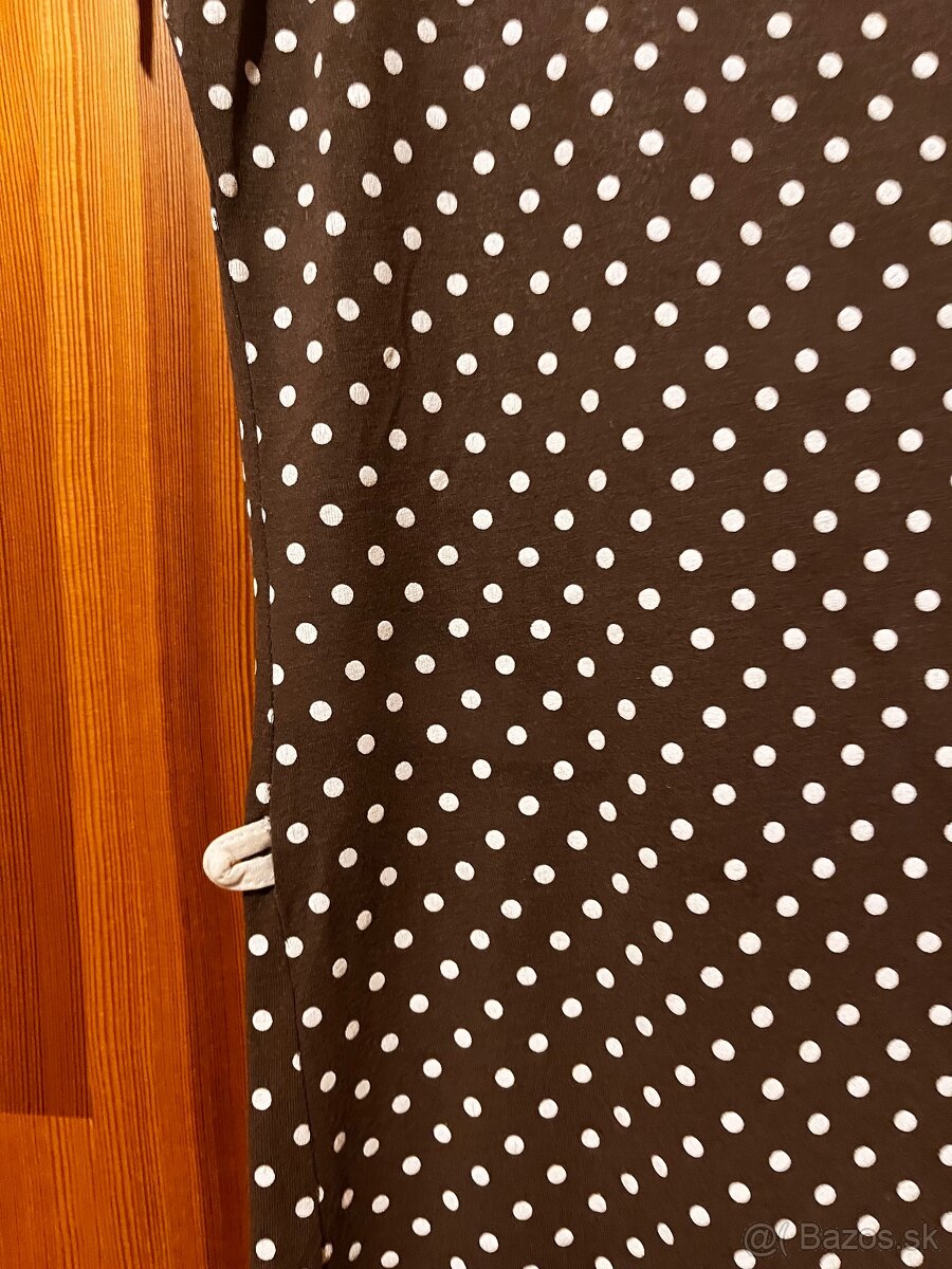 Bodkovaný tričko s doplnkami elasticke - 3