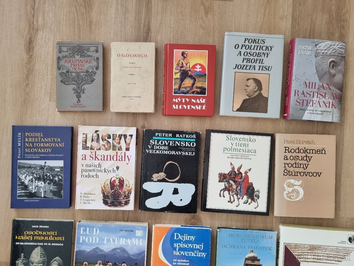 Knihy o Slovensku, Slovákoch, histórii, kultúre a iné 2/4 - 3