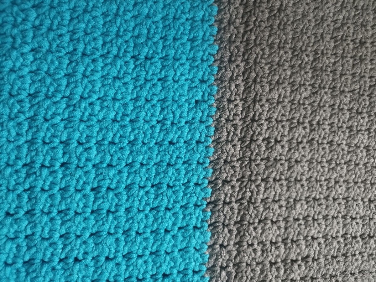 Handmade deka vlnená - nová - 3