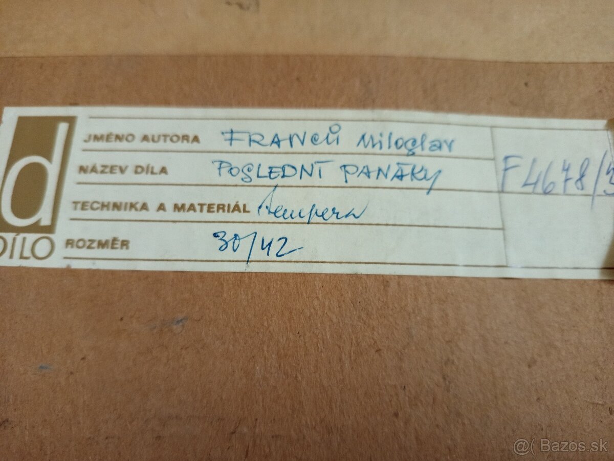 prodám obraz kresba/malba - 3