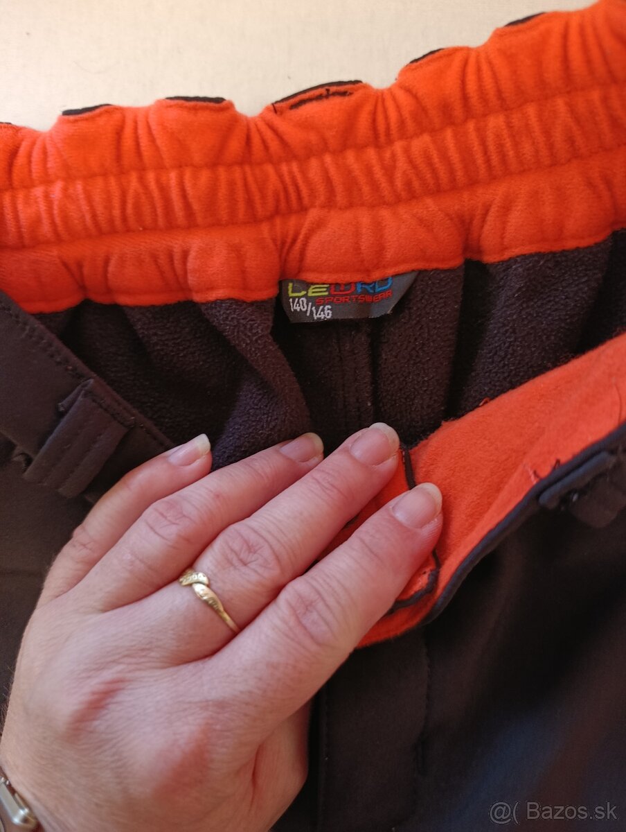 Softshellove nohavice zateplene lewro 146/152 - 3