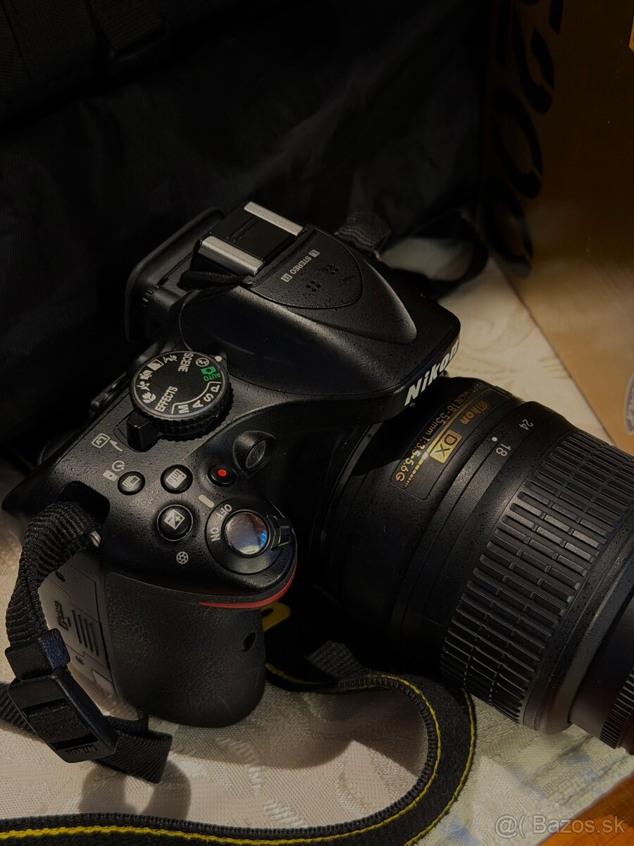 NIKON D5200 DSLR + objektív + príslušenstvo - 3