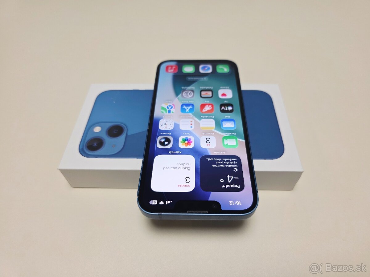 Predám Apple iphone 13 128gb BLUE ,BATÉRIA 100% - 3