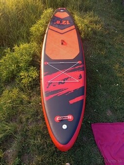 Paddleboard 4osoby cerveno-cierny - 3