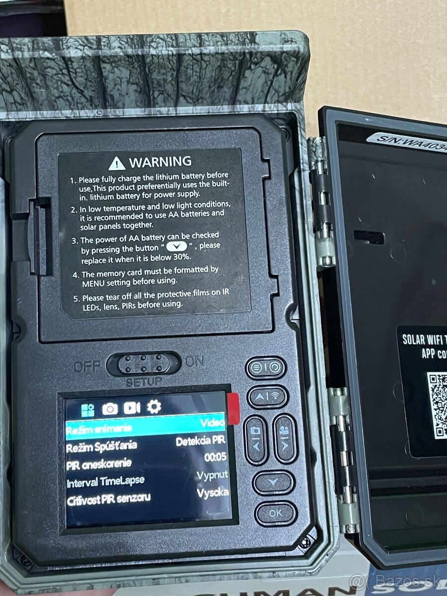 4K fotopasca s solárnym panelom - 3