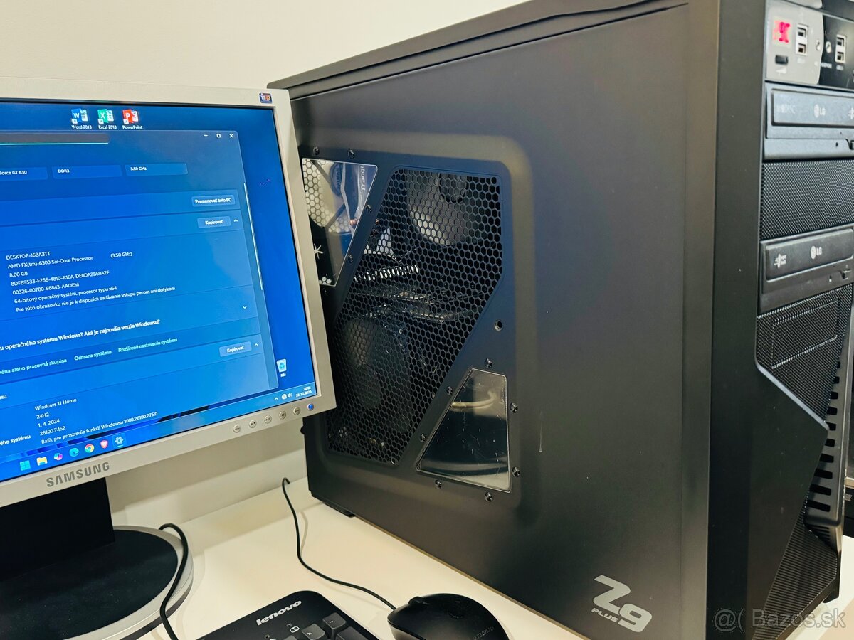 PC Herná zostava komplet monitor klávesnica myš káble - 3