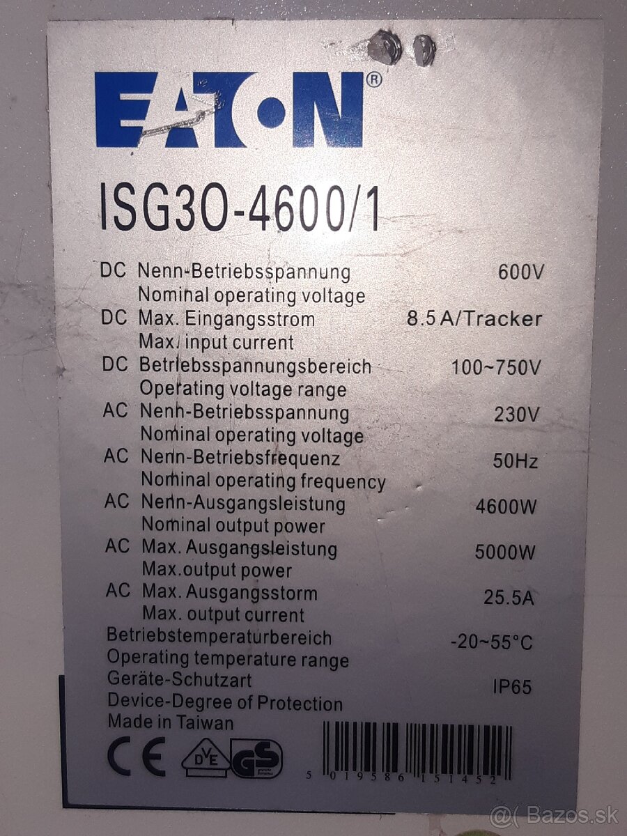 Predám FV menič - 3