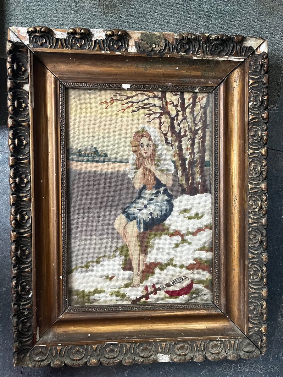 Staré gobelíny a olejomaľby - 3
