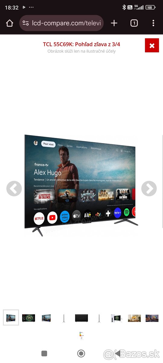 Predám Televízor TCL - 3