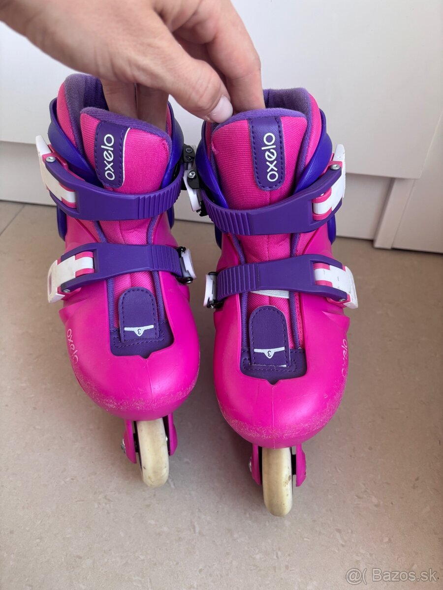 Dievcenske korcule Oxelo 26-28 + chranice - 3