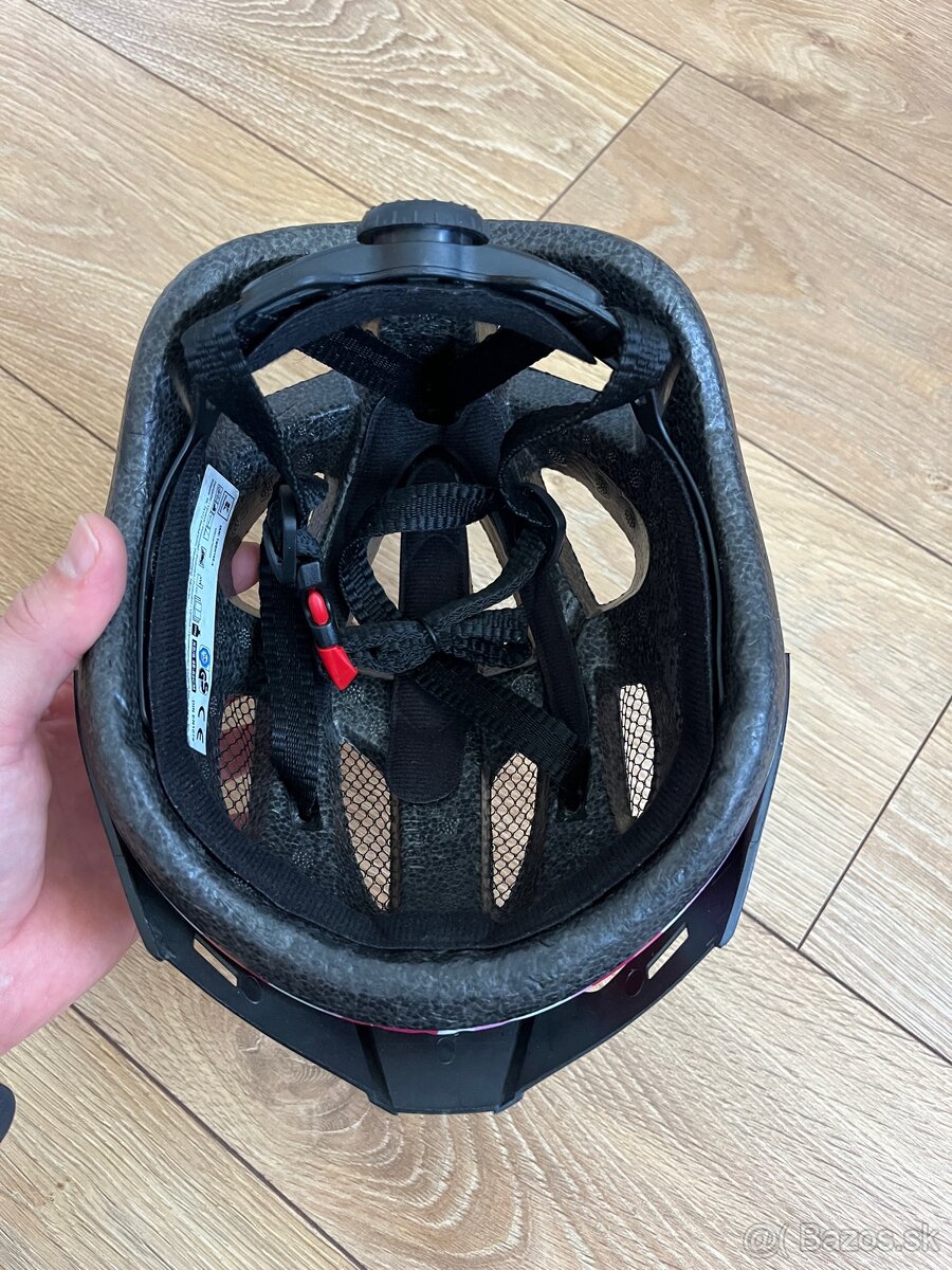 Detská cyklistická prilba Ružová - 3