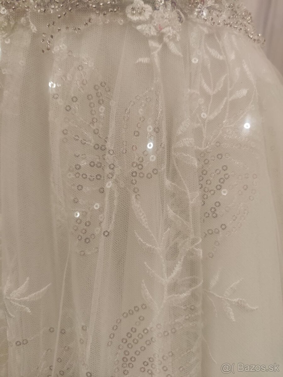 Svadobné šaty 36-38 - 3