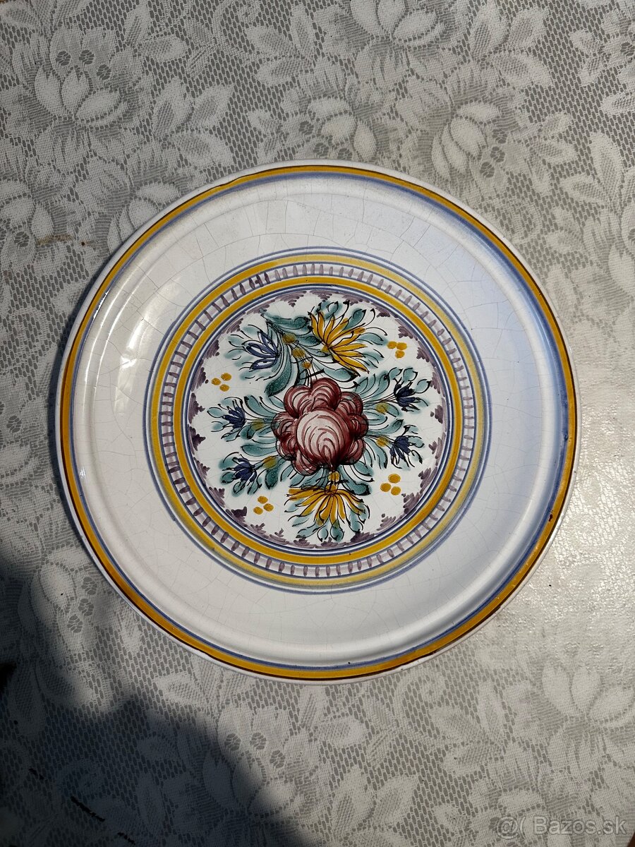 Starožitné maľované taniere - 3