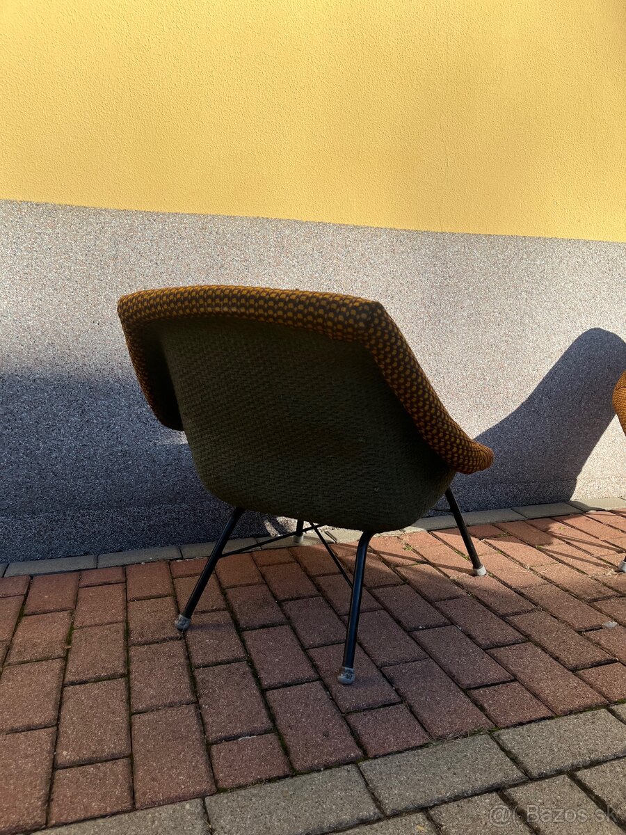 Retro Dizajnové Kresielka Škrupiny - 3