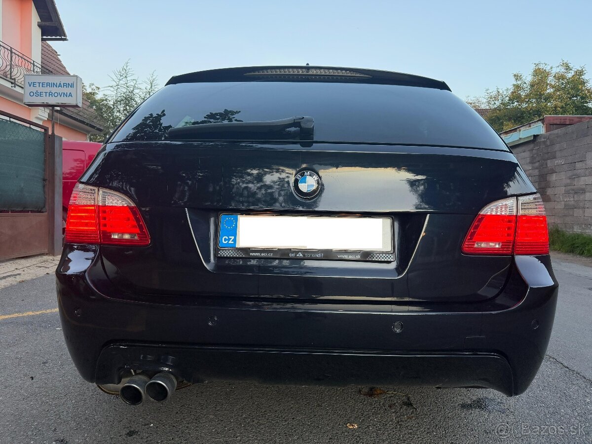 BMW 535d e61, Čr, 2. majitel, kombi, panorama atd - 3