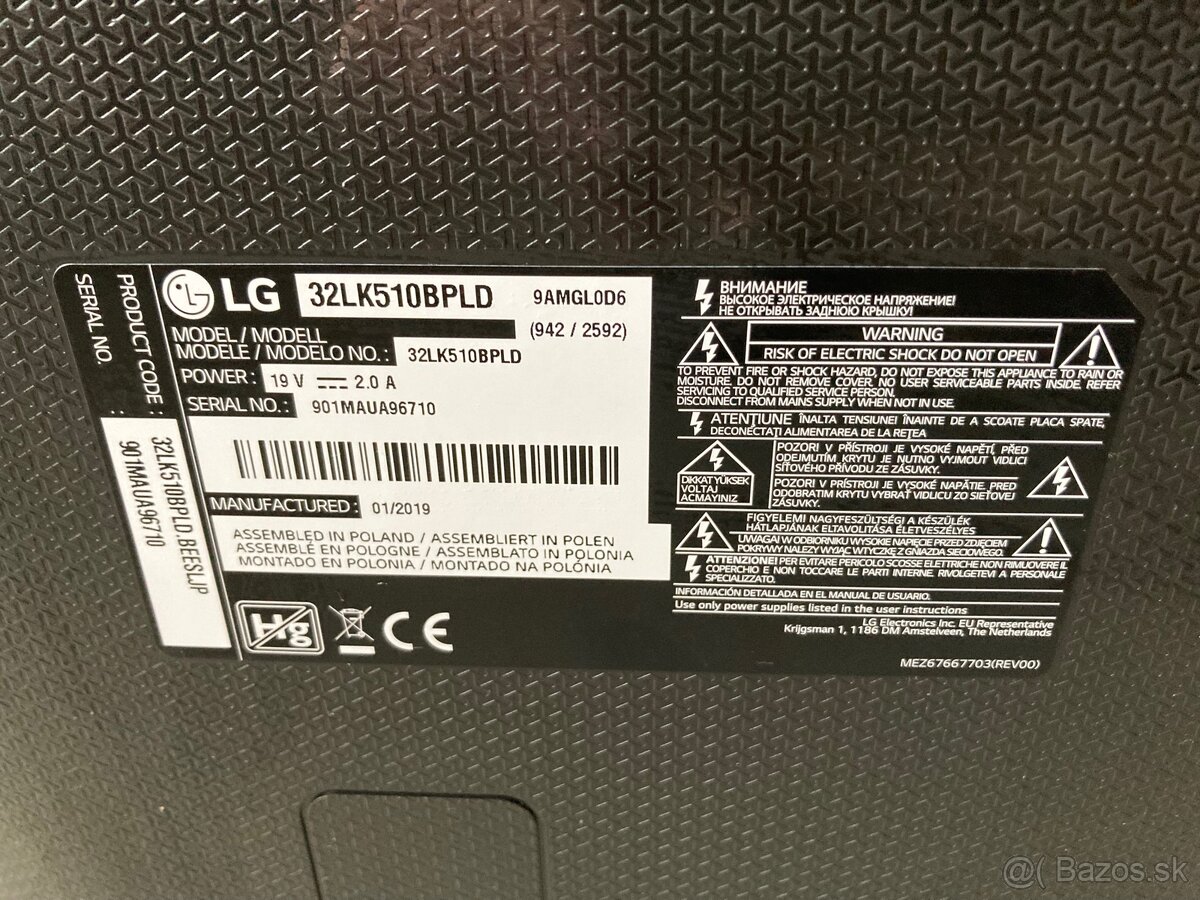 Predam televizor LG - 3