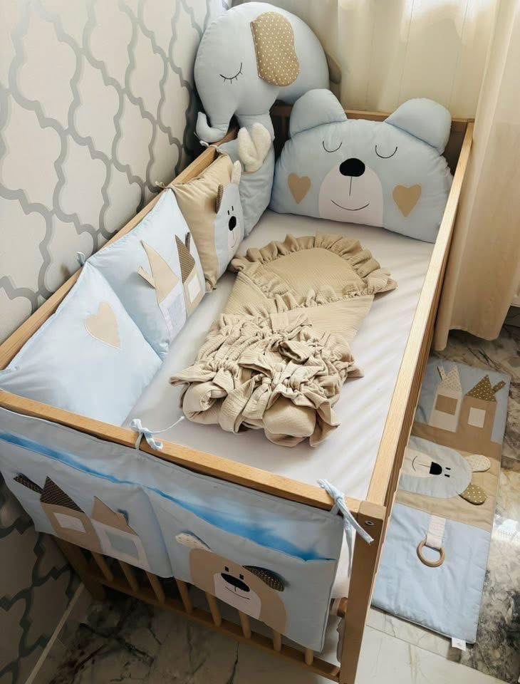 Vankúšikový mantinel do detskej postieľky - 3