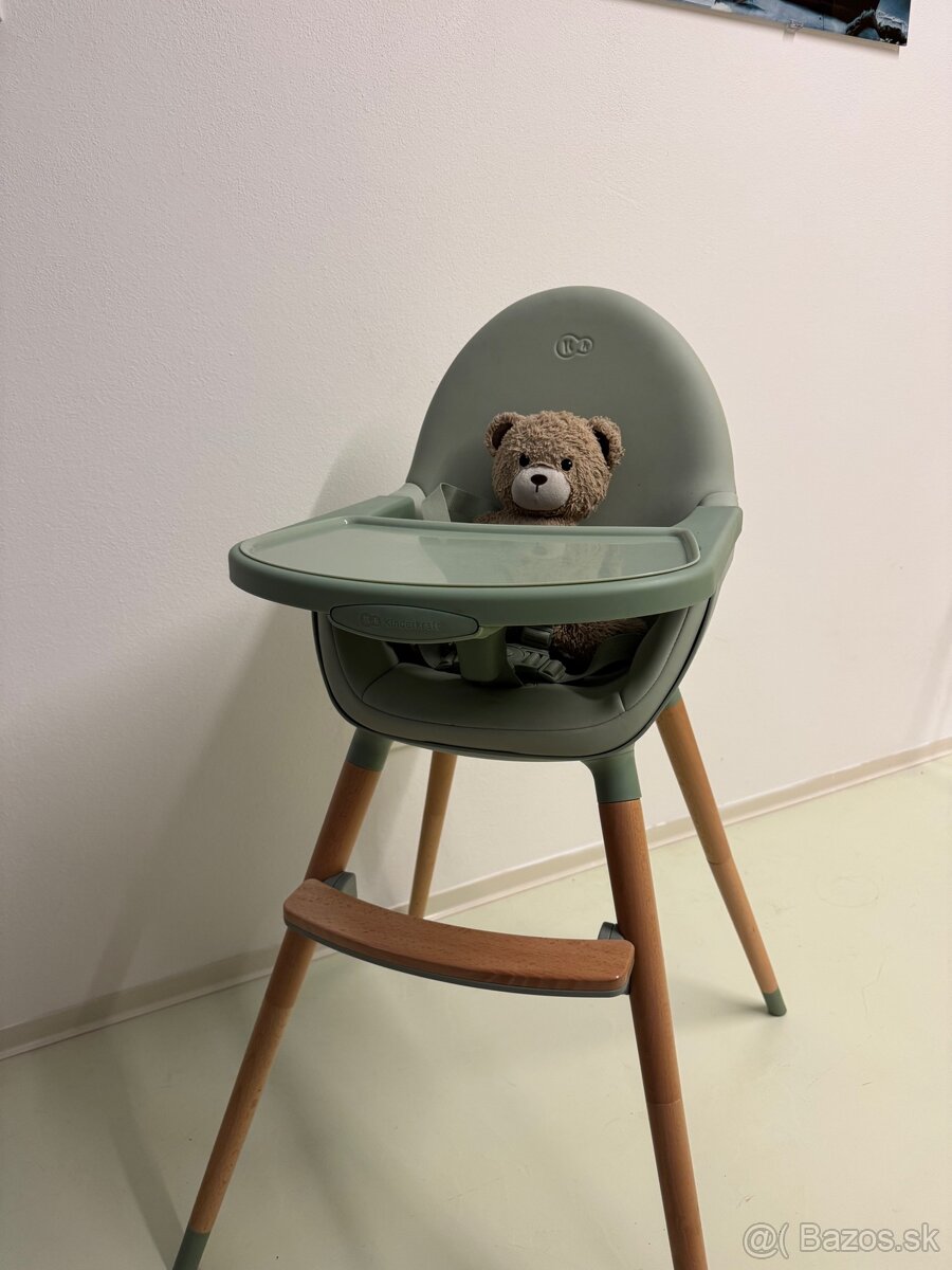 KINDERKRAFT Stolička jedálenská FINI2 Green - 3