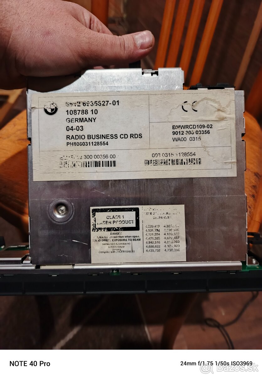 Autoradio Bmw e46 original - 3